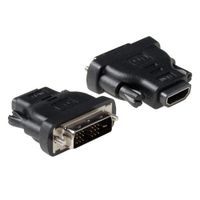 ACT AP1004 kabeladapter/verloopstukje DVI-D HDMI A Zwart