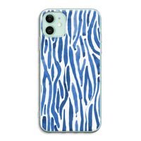 Blauwe nerven: iPhone 11 Transparant Hoesje