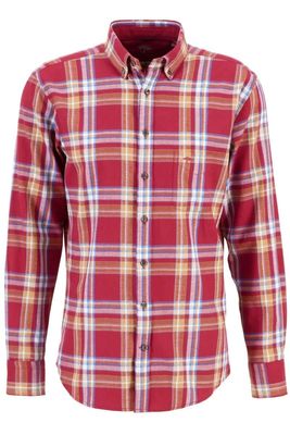 Fynch-Hatton Casual Fit Flanellen hemd , Ruit Fynch-Hatton Casual Fit Flanellen hemd , Ruit