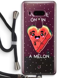 One In A Melon: HTC U12+ Transparant Hoesje met koord