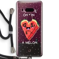 One In A Melon: HTC U12+ Transparant Hoesje met koord