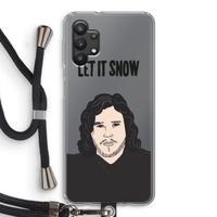 Let It Snow: Samsung Galaxy A32 5G Transparant Hoesje met koord