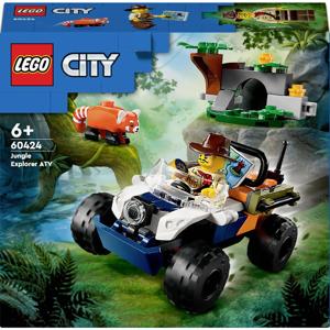 LEGO® CITY 60424 Jungleonderzoekers: rode panda-missie met terreinwagen