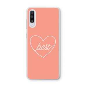 Best heart: Samsung Galaxy A70 Transparant Hoesje
