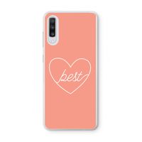 Best heart: Samsung Galaxy A70 Transparant Hoesje