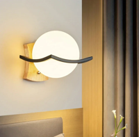 Moderne LED Wandlamp Van Glas