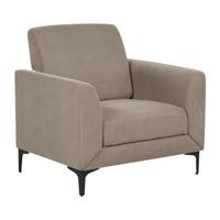 Beliani - FENES - Fauteuil - Taupe - Stof