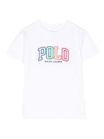 POLO RALPH LAUREN KIDS t-shirt en coton à logo brodé - Blanc - thumbnail