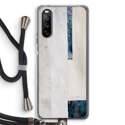 Meet you there: Sony Sony Xperia 10 III Transparant Hoesje met koord