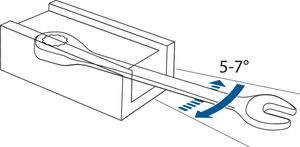 RINGRATEL/STEEKSLEUTEL 7R 19