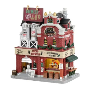 Derby &amp; Sons Brewing Co. Lemax Caddington Village Collection 2023