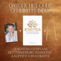 Ayurveda Koperen Tongschraper Pakket - Spiritualiteit - Spiritueelboek.nl