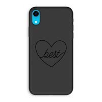 Best heart black: iPhone XR Biologisch afbreekbaar hoesje