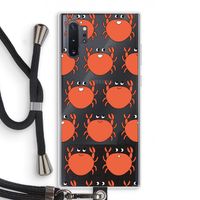 Krab: Samsung Galaxy Note 10 Plus Transparant Hoesje met koord