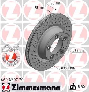 Remschijf Coat Z 460450220