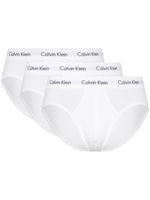 Calvin Klein Underwear lot de trois slips à bande logo - Blanc