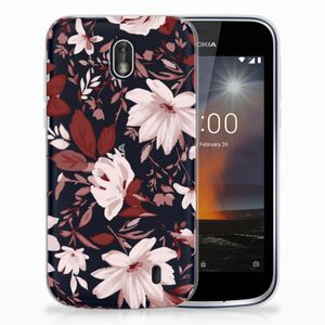 Hoesje maken Nokia 1 Watercolor Flowers