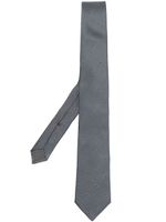 Brunello Cucinelli cravate en soie à motif en jacquard - Gris