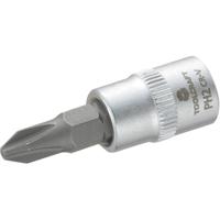 TOOLCRAFT 816052 Kruiskop Phillips Dopsleutel-bitinzet PH 2 1/4 (6.3 mm)