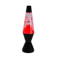 Lava Lamp Vulkaan Zwart/Rood