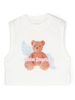 Palm Angels Kids débardeur Bear Angel en coton - Blanc