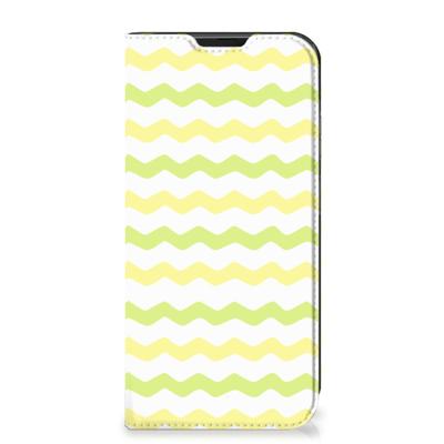 Samsung Galaxy Xcover 6 Pro | Hoesje met Magneet | Waves Yellow