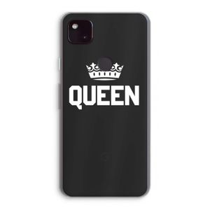 Queen zwart: Google Pixel 4a 5G Transparant Hoesje