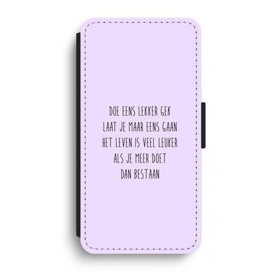 Gek: iPhone XR Flip Hoesje