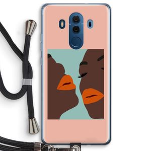 Orange lips: Huawei Mate 10 Pro Transparant Hoesje met koord