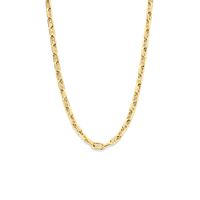 Ketting Ankerschakel Ronde Buis geelgoud 5,8 mm 45 cm