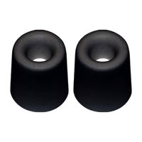 QlinQ Deurbuffer - 2x - deurstopper - zwart - rubber - 35 x 30 mm - Deurstoppers - thumbnail