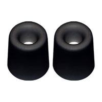 QlinQ Deurbuffer - 2x - deurstopper - zwart - rubber - 75 x 40 mm - Deurstoppers