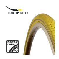 DUTCH PERFECT Buitenband 28 x 1 ½" / 40-635 no puncture - geel + reflectie