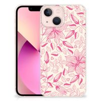 iPhone 13 mini TPU Case Pink Flowers