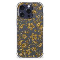 iPhone 16 Pro Case Gouden Bloemen