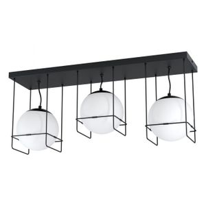 EGLO Versuola Plafondlamp - E27 - 77 cm - Zwart/Wit