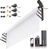 Bresser EBS-4 Elektrisch Achtergrondsysteem voor 4 Rollen OUTLET