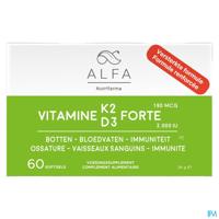 Alfa Vitamine K2 D3 Forte 60 Softgels
