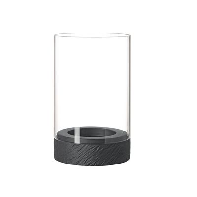 VILLEROY & BOCH - Manufacture Rock Home - Windlicht 20cm zwart