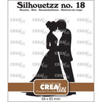 Crealies • silhouetzz snijmallen bruidspaar