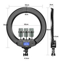 M22S 22 Dimbare LED Ring Licht Kit met Afstandsbediening voor Selfie Make-up YouTube Facebook Live