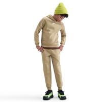 Nike Sportswear Club Fleece Trainingspak Hooded Kids Beige Wit