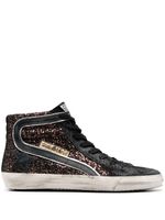 Golden Goose Slide glitter high-top sneakers - Noir - thumbnail