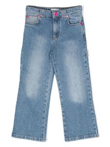 Marc Jacobs Kids jean à rayures - Bleu