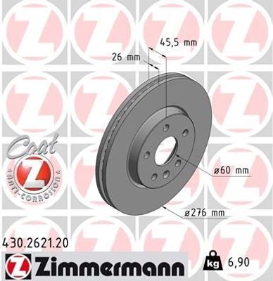 Remschijf Coat Z 430262120