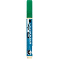 Creativ Company Glas- en porseleinstift, lijndikte 2-4 mm, dekkend, groen, 1 stuk