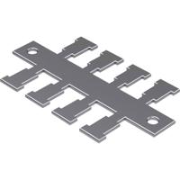 Hebotec 1041-032C Kabelafvoerrail RVS 1 stuk(s)