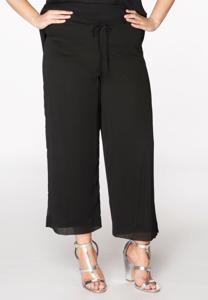Yoek Broek taillekoord | Zwart | Maat 50/52