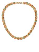 Susan Caplan Vintage collier D'Orlan à ornements en cristal (années 1990)