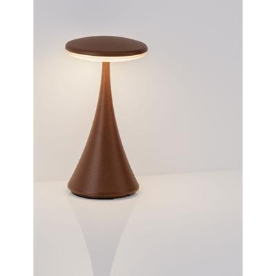 Lyora TafellampElbo roestbruin oplaadbaar met USB - 9030135